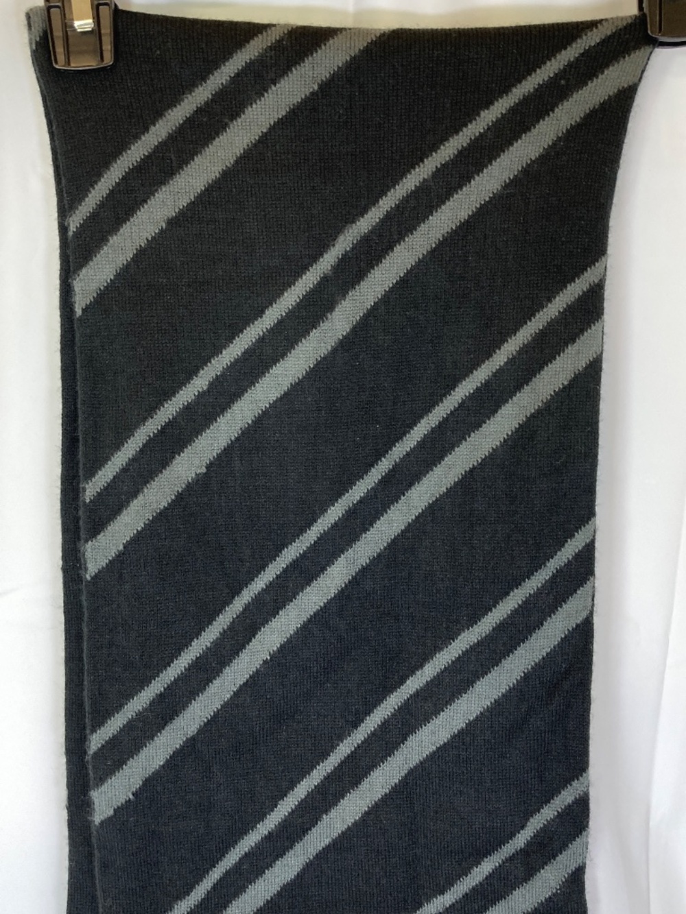 Disney Parks Scarf Mickey Mouse Black Gray Stripe Adult Unisex - Picture 9 of 11